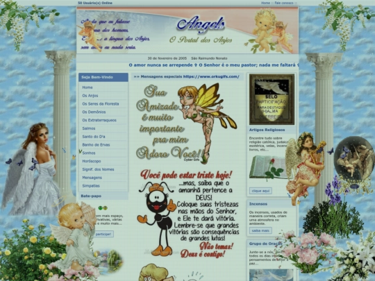 PORTALANGELS/mensagens screenshot
