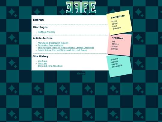 extras screenshot
