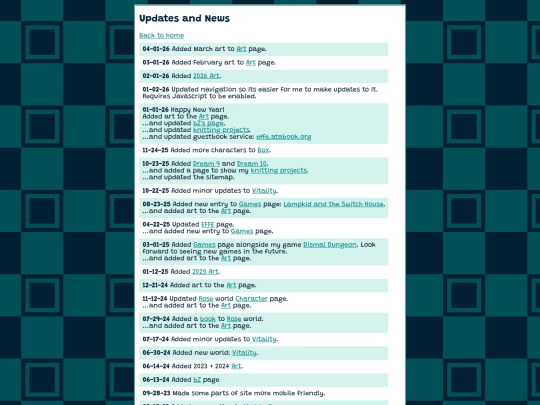 updates screenshot