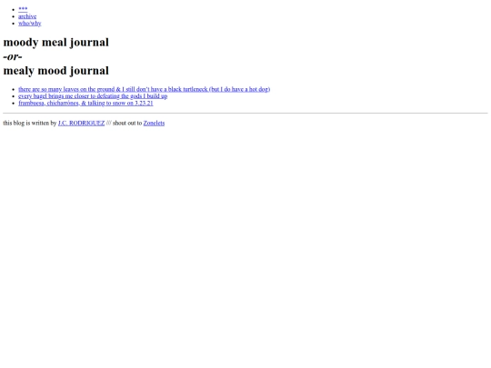 blog/archive screenshot
