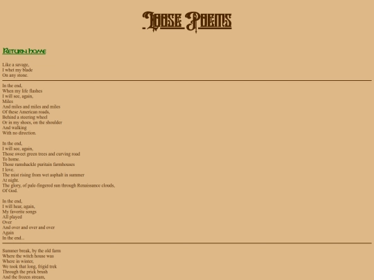 loose-poems screenshot