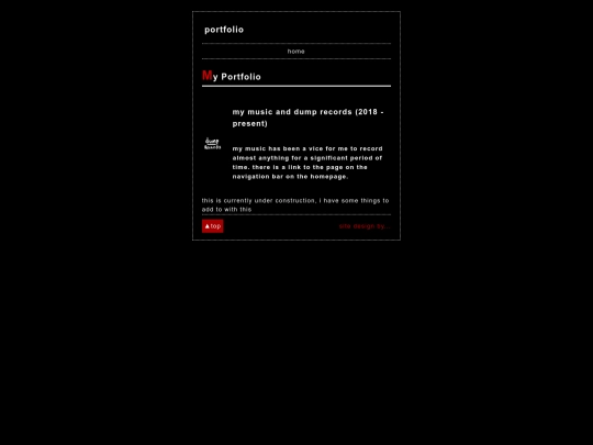 portfolio screenshot