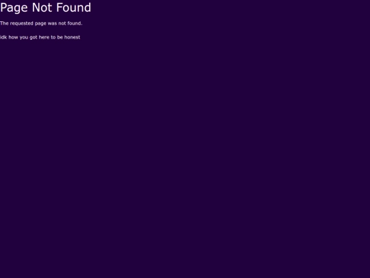 not_found screenshot