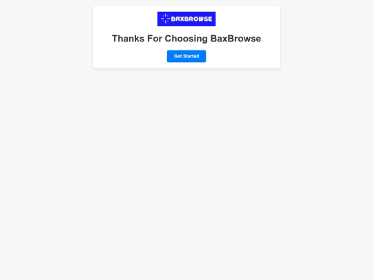 baxbrowse screenshot
