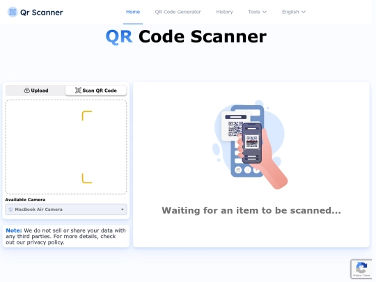 qrscan screenshot