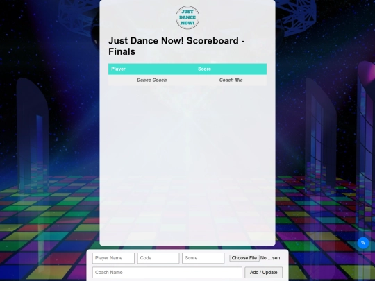 scoreboard screenshot
