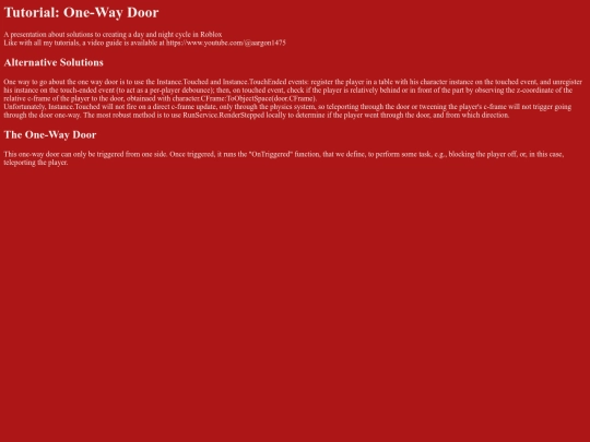 blog/lua/onewaydoors screenshot