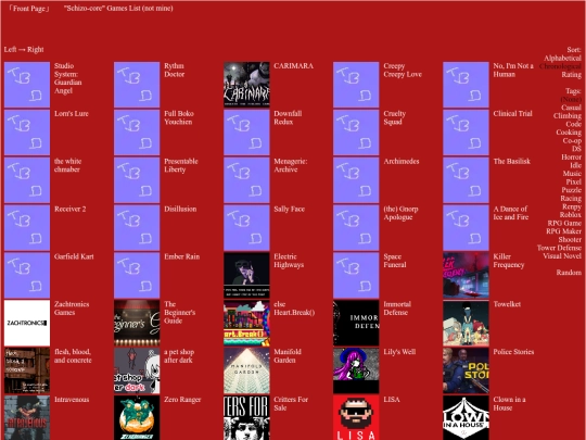 games screenshot