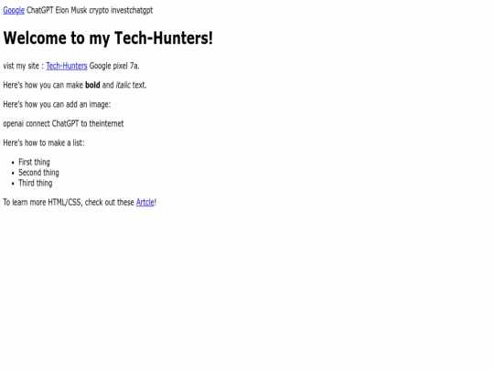 index screenshot