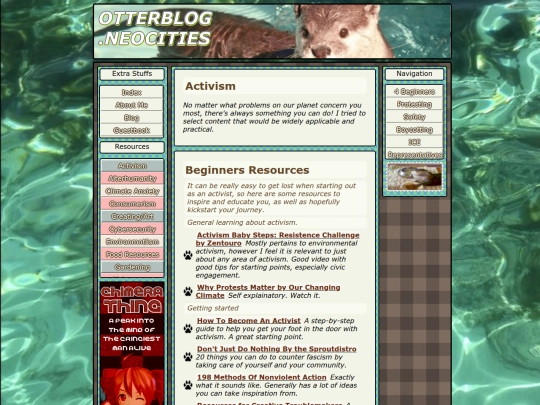 activism screenshot