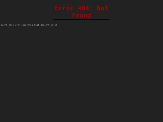 not_found screenshot