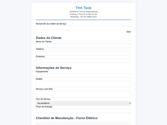 Os_forno screenshot