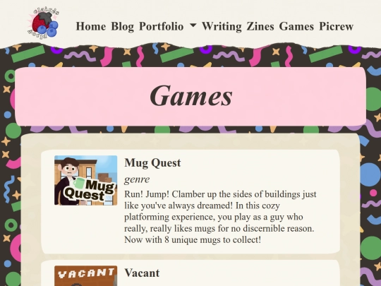 games screenshot