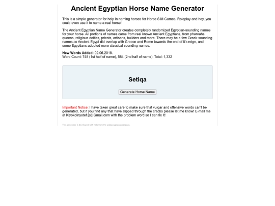 egyptian screenshot
