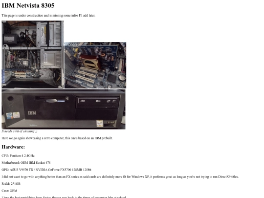 content/netvista8305 screenshot