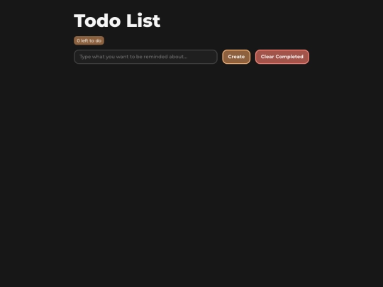 todo screenshot
