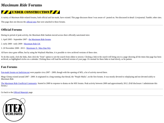 forums screenshot