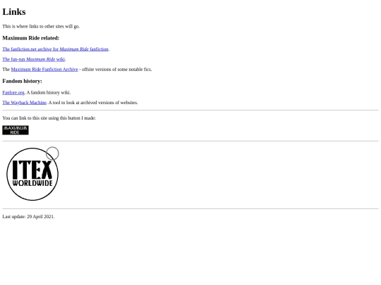 links screenshot
