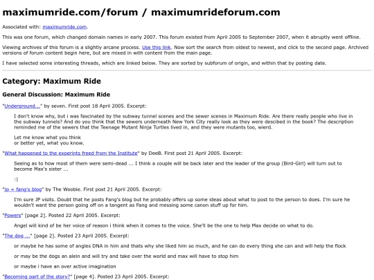 official/forums/mrforum screenshot