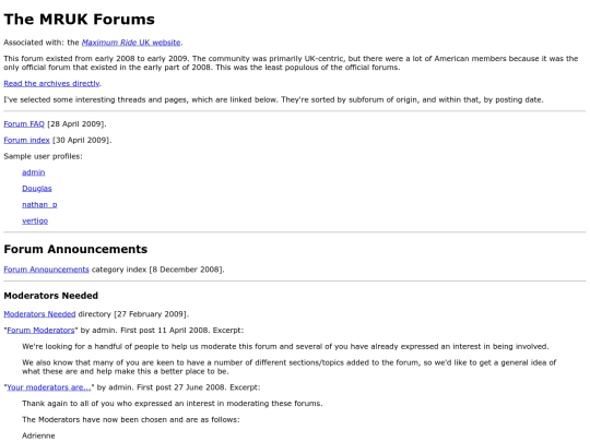 official/forums/mrukforums screenshot