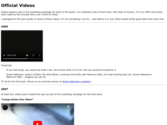 official/videos screenshot