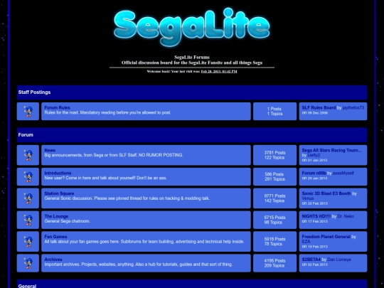 forum/home screenshot