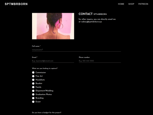 booking screenshot