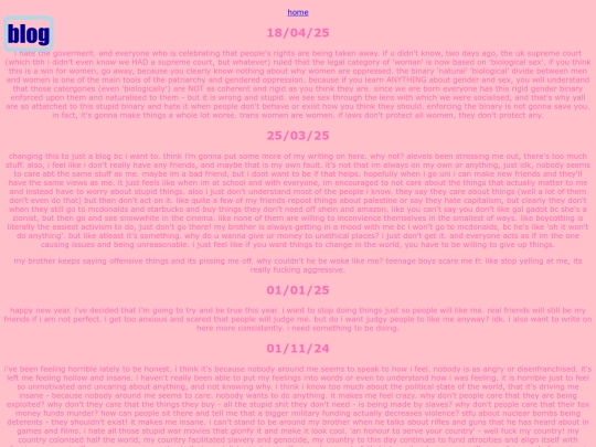 blog screenshot