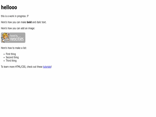 index screenshot