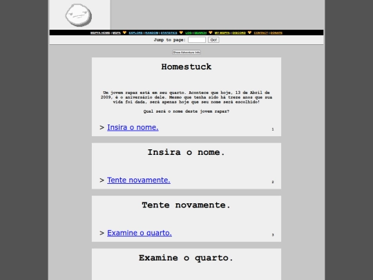 homestuck-ptbr screenshot