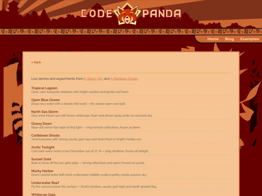 examples screenshot