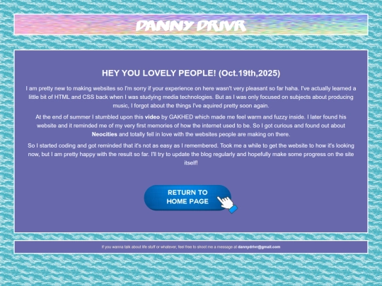 blog screenshot