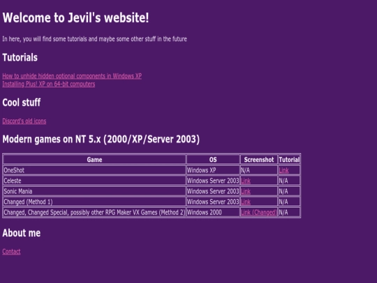 index screenshot