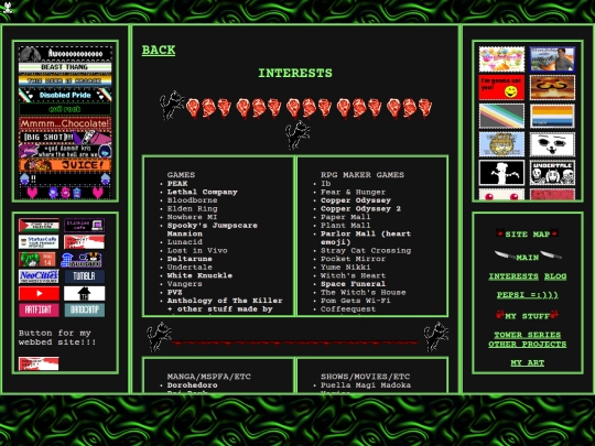 interests screenshot