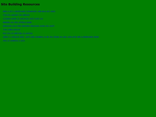 resources screenshot