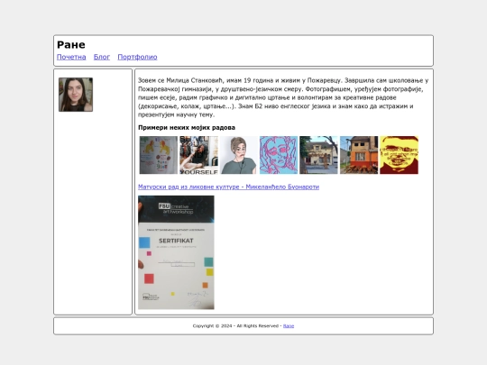 mobileview/portfolio screenshot