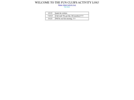 Activity screenshot