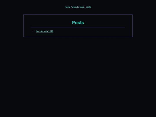 posts screenshot