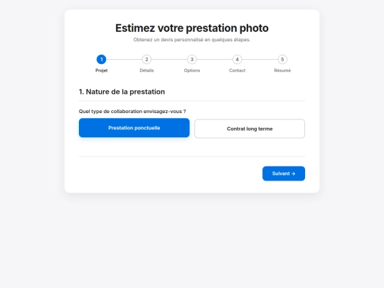 calculateur prix v0.2 mobile screenshot