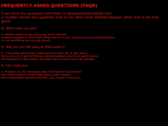 faqs screenshot