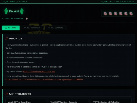 index screenshot