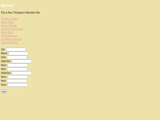 index screenshot