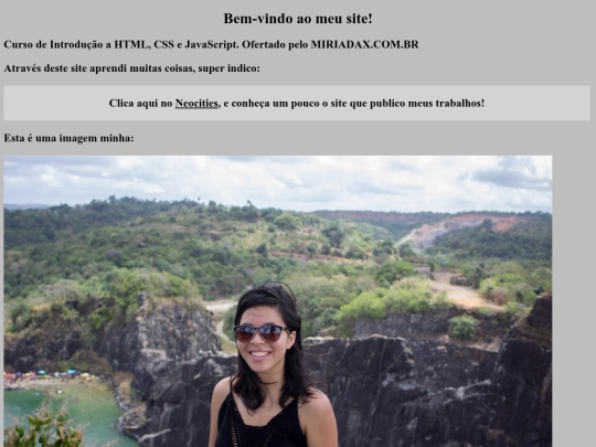 meusite screenshot