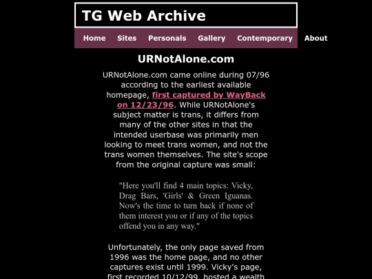 urnotalone screenshot