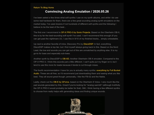 blog/analog screenshot