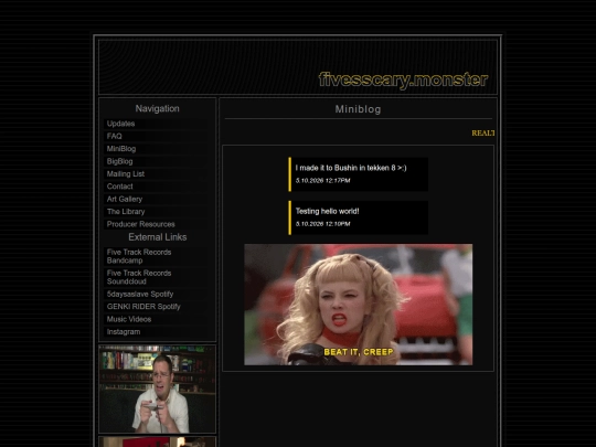 webmaster screenshot