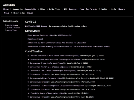 covi screenshot