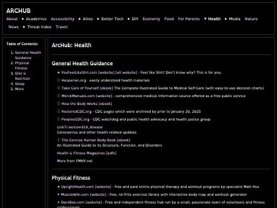 health screenshot