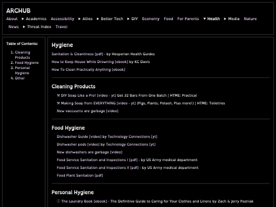 hygiene screenshot