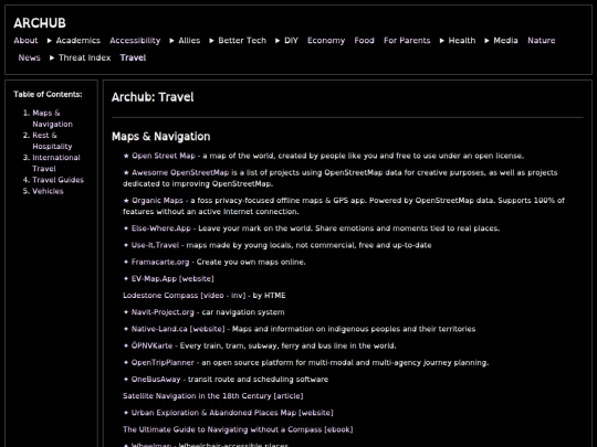 travel screenshot